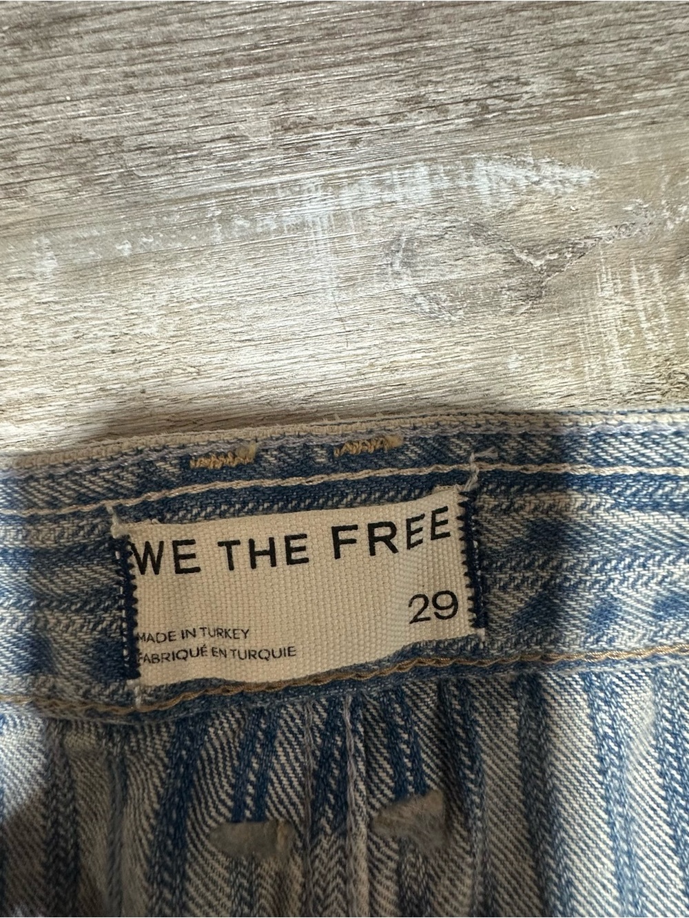 Free People We The Free Brette Crop Wide Leg Jean Size 29 NWT - Picture 11 of 12